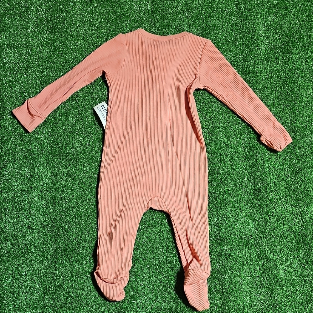 Old Navy Coral Kids Footie One Piece - Picture 4 of 4